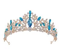 POPETPOP Couronne de Mariage en Alliage de Zinc et Strass, Bandeau D'anniversaire Brillant pour Filles, Design Élégant Éléments en Strass, Accessoire pour Costume et Bal