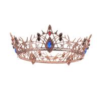 POPETPOP Couronne De Mariage Vintage Pour Femme Accessoire De Coiffure De Bal Couronne De Reine Pour Fêtes Et Cosplay Renaissance