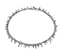 POPETPOP Couronne De Roi Légère Pour Fille Coiffe à Épines Médiéval Accessoire De Fête Royal Serre-tête De Couronne Unique