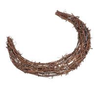 POPETPOP Couronne en Rotin de Lune 30 CM Anneau en Rotin Naturel pour Couronne Soi-Même Décoration Murale DIY pour Noël Matériel D’Artisanat Rustique Ornements Personnalisables