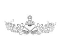 POPETPOP Couronne Rhinestones Modèle pour Mariage Diadème Élégant avec Détails Fins Accessoire de Fête et Banquets Coiffe de Mariée Argentée pour Photographie et Couleur Couleur Aléatoire