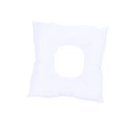 POPETPOP Coussin De Massage Visage Coton Blanc Confortable Pour Spa Et Table De Massage Repose-tête Ergonomique Avec Ouverture Pour Respiration Salon Beauté Et Relaxation
