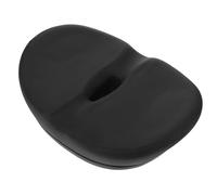 POPETPOP Coussin de Selle de Vélo Creuse sans Bec 22X33X9 CM Noir Confortable Amorti Absorbant Les Chocs Selle Unisexe pour VTT Vélo de Route et Ville Assise Respirante et