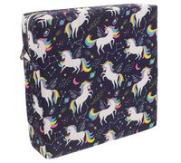 POPETPOP Coussin de Siège Garçon et Filles Épais en Éponge Bleu Roi Rehausseur Réglable pour Chaise Cuisine, Assise Confortable et Détachable, pour Repas Bébé et Garçon et Filles, Coussin