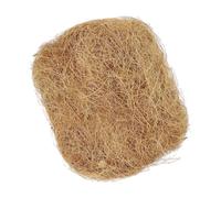 POPETPOP Coussin pour Animaux en Soie de Palmier à Fibres Respirantes, Matelas Nidification 500g, Matériau Naturel Marron Clair, Literie pour Petits Rongeurs et Oiseaux, Accessoires