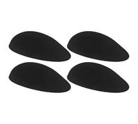 POPETPOP Coussinet de Poitrine en Silicone Auto-adhésif pour Hommes, 2 Paires, Confortable Toute la Journée, Rembourrage Musculaire Noir pour Entraînements et Fêtes