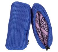 POPETPOP Coussinet de Support pour Béquilles en Coton et Éponge Bleu, Coussin Rembourré Antidérapant, Protection Confortable pour Aisselles des Personnes Âgées, 1 Paire