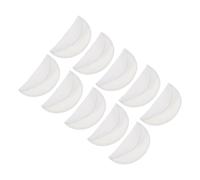 POPETPOP Coussinets Démaquillants Réutilisables 8cm en Coton Blanc 10 Pièces, Doux et Lavables pour Nettoyage Visage et Soins Peau