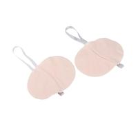 POPETPOP Coussinets Protection Discrète en Coton Beige Réutilisables Anti-transpiration Absorbants et Respirants pour Aisselles pour Tenue Quotidienne