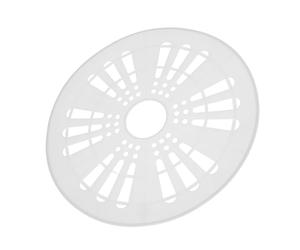 POPETPOP Couvercle de Protection en Plastique Blanc pour Machine à Laver, Accessoire Polyvalent Facile à Installer, Pièce de Rechange pour Sèche-linge de 23,5 Cm