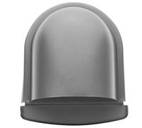 POPETPOP Couvercle de Ventilation en Acier Inoxydable 100mm, Protection Anti-pluie et Coupe-vent pour Conduit D'échappement Mural, pour Évacuation de Fumée