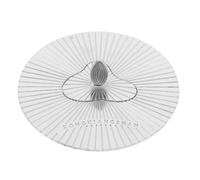 POPETPOP Couvercle en Alliage Vintage Gris Argenté 8,8 Cm pour Bougie Parfumée Grosse Taille, Couvercle pour Combustion Uniforme Cire, Éteignoir Anti-fumée et Diffuseur de Parfum Intérieur