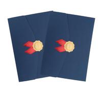 POPETPOP Couverture du document en carton, 2pcs Couverture de protection du certificat, Couverture de prix en papier, pour présenter des certificats à la maison et au bureau