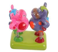 POPETPOP Cow Spring Shaking Toy for Car and Desktop Decoration Creative Base Cow Ornament for Home Office Party Wedding and Holiday Use