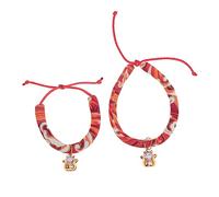 POPETPOP Cravate Chat caméra Chat Petit Collier de Chien Cloches Collier pour Chat Collier Chat Collier de Chat Collier pour Animaux de Compagnie Rouge