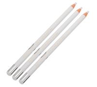 POPETPOP Crayon à Sourcils Blanc 3pcs Cire D'abeille et Huile D'olive, Pointe Fine pour Maquillage des Yeux et Soulignement Précis, pour Ouvrir le Coin de L'œil