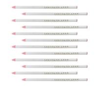 POPETPOP Crayons Cire Blancs à Disparition Automatique Lot de 12 pour Couture en Plastique, Multi-usages et Résistants, Outil Pratique pour Marquage de Tissu