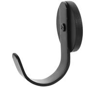POPETPOP Crochet Magnétique Noir en Fer pour Couronnes, Facile à Installer, pour Suspendre aux Portes, Support Robuste et Design Magnétique Pratique