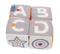 POPETPOP Cubes Souples d'Activités pour Bébé Jouets Éducatifs Montessori Blocs de Lettres et Chiffres Matériau Doux pour L'Apprentissage Précoce Sécurisés et Solide 10 Pièces
