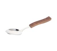 POPETPOP Cuillère à Soupe Acier Inoxydable avec Poignée Décoratif Ustensile de Service Portable pour Buffet et Restaurant pour Cuisine et Dîners Élégants
