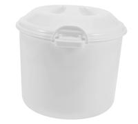 POPETPOP Cuiseur à Riz Micro Ondes avec Couvercle Récipient Réutilisable pour Pratique et Portable pour Maison Bureau et Restaurant