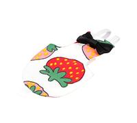 POPETPOP Culotte Perroquet Motif Fraise XL Tenue Vol Légère Respirante Réutilisable pour Oiseaux Petits et Moyens Couleur Aléatoire Couleur Aléatoire