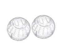 POPETPOP D’Exercice Transparentes pour Hamsters Nains Jouet Mini Rotatif en Plastique Diamètre 10 Cm Jeu Intérieur Et Extérieur pour Petits Rongeurs Actifs Et Curieux
