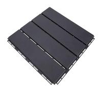 POPETPOP Dalles de Terrasse Imperméables Antidérapantes en Plastique et Caoutchouc Design Structure Rhombique pour Sol Extérieur au Bord Piscine