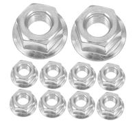 POPETPOP de Barre de Tronçonneuse et Précision Réglable Kit de 15 Écrous Accessoires pour Guide Bar en Acier Argenté Adaptateur de Perçage pour Fixation Sécurisée