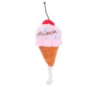 POPETPOP De Crème Glacée Couineurs De Jouets pour Chiens Grinçant Chiens Interactifs Jouets Couineurs pour Chiens Chiots Tapis Pipi pour Chien Jeux De Chien pour Chien Rose