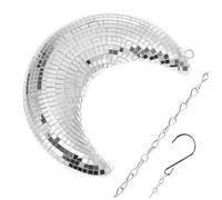 POPETPOP Décoration Boule Disco Lune Suspension Murale Pendentif Disco Décoration Intérieure Ornement Mural Pour Fête Mariage