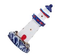 POPETPOP Décoration D'aquarium Figurine Mini Phare Décor De Mini Phare Décor D'aquarium De Phare Ornement D'aquarium Phare Nautique Décoratif Figurine De Jardin Féerique Métier De Phare PVC
