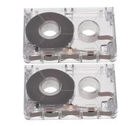 POPETPOP Décoration de Cassette 2pcs 60 Minute Mini Design Compact et Portable Compatible dictaphone pour Language Courses Interview et Enregistrement Vocal