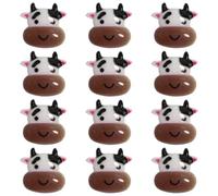 POPETPOP Décoration D'ongles DIY en Résine Forme Vache Laitière 50 Pièces, Accessoire Créatif et Unique pour Manucure la Maison, pour Filles et Femmes