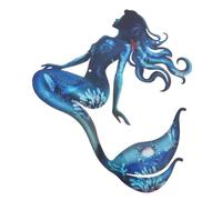 POPETPOP Décoration Murale Élégante En Forme De Sirène Art De Sirène Raffiné Pour Les Espaces Intérieurs/extérieurs
