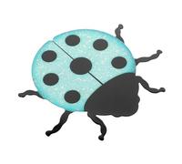 POPETPOP Décoration Murale En Fer Représentant Un Scarabée Sculpture En Métal Légère Idéale Pour Le Jardin Ou La Maison