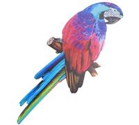 POPETPOP Décoration Murale Perroquet Suspendu Sculpture Oiseau Art Mural Élégant pour Jardin Maison Salon