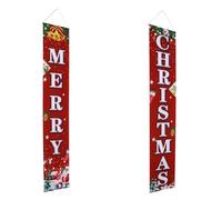 POPETPOP Décorations de Porte de Noël à Suspendre Rideau avec Motifs Flocons de Articles de Décoration Intérieure pour Maison Couleur Aléatoire