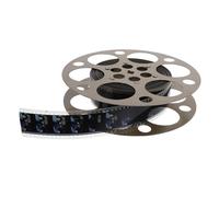 POPETPOP Décorations pour une fête à thème bobine de film en fer 18 cm, accessoire rétro pour soirée cinéma et cinéphiles
