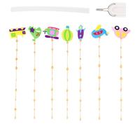 POPETPOP Décorations Suspendues Motif Véhicules Cartoon Ensemble de 7 en Feutre Fabrication Soignée, Facile à Décorer pour Salle de Classe Maternelle pour Plafond ou Couleur Aléatoire