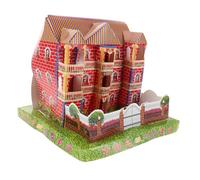 POPETPOP des Ancêtres : Villa Traditionnelle en Papier pour Villa en Papier Réaliste Et Détaillée. De Nombreuses Offrandes pour Festival Traditionnel des