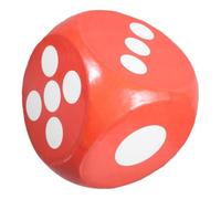 POPETPOP Dés Mousse Surdimensionnés pour Enseignement et Jeux de Fête Dés Eva Rouges pour Activités Ludiques et Développement des Compétences Mathématiques Jouets Sécurisés pour Garçon