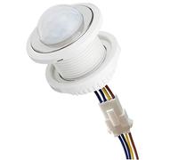 POPETPOP Détecteur de Mouvement LED Haute pour Lumière Interrupteur pour Plafonnier et Bande LED Compatible Basse Tension Usage Intérieur