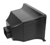 POPETPOP Déviateur de Descente de Gouttière en Alliage D’Aluminium Adaptateur Courbé pour Gouttière Extérieure Collecte D’Eau de Pluie pour Toitures en Pente Résistant aux Intempéries