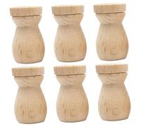 POPETPOP Diffuseur D'huiles Essentielles En Bois Pendentif 6 Pièces Petit Pratique Voiture Maison Bureau