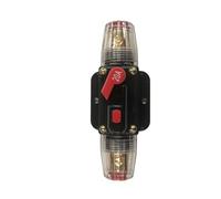 POPETPOP Disjoncteur Étanche avec Bouton Réarmable Porte-fusible Inline pour Protection Circuit Audio Voiture Compatible et Moto