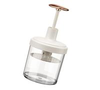 POPETPOP Dispositif de Nettoyage du Visage Mousseur Compact Gris et Blanc Créateur de Mousse Fine pour Soins Peau Visage Voyage