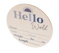 POPETPOP Disques Pour Étapes Importantes De De Naissance Né De Table Pour Shower Accessoires Panneau De Nom Fleur