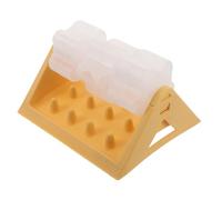 POPETPOP Distributeur de Friandises Interactif pour Chiens et Chats, Anti-Fuite à Bouton, Jaune, Compact et Léger, Stimulation Mentale et Jeu D’enrichissement pour Animaux de Compagnie