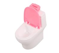 POPETPOP Dollhouse Toilet Paper Holder Miniature Pretend Play Toilet Accessory for Toy Bathroom Décor Simulation